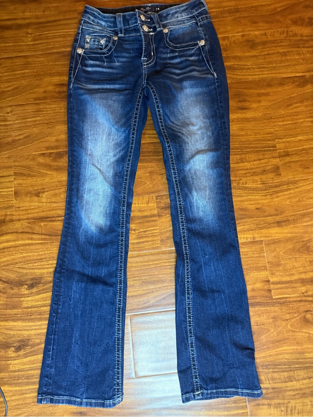 Miss Me Classic Women's Dark Blue Bootcut Jeans